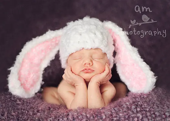newborn bunny hat