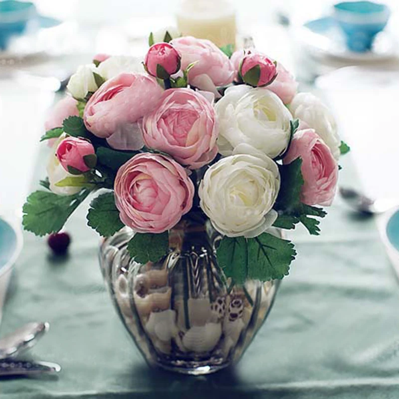 10 шт., искусственные розы, Камелия, руки, держащие Шелковый цветок, букет невесты, латексный, настоящий на ощупь, Цветочный, для свадебной вечеринки
