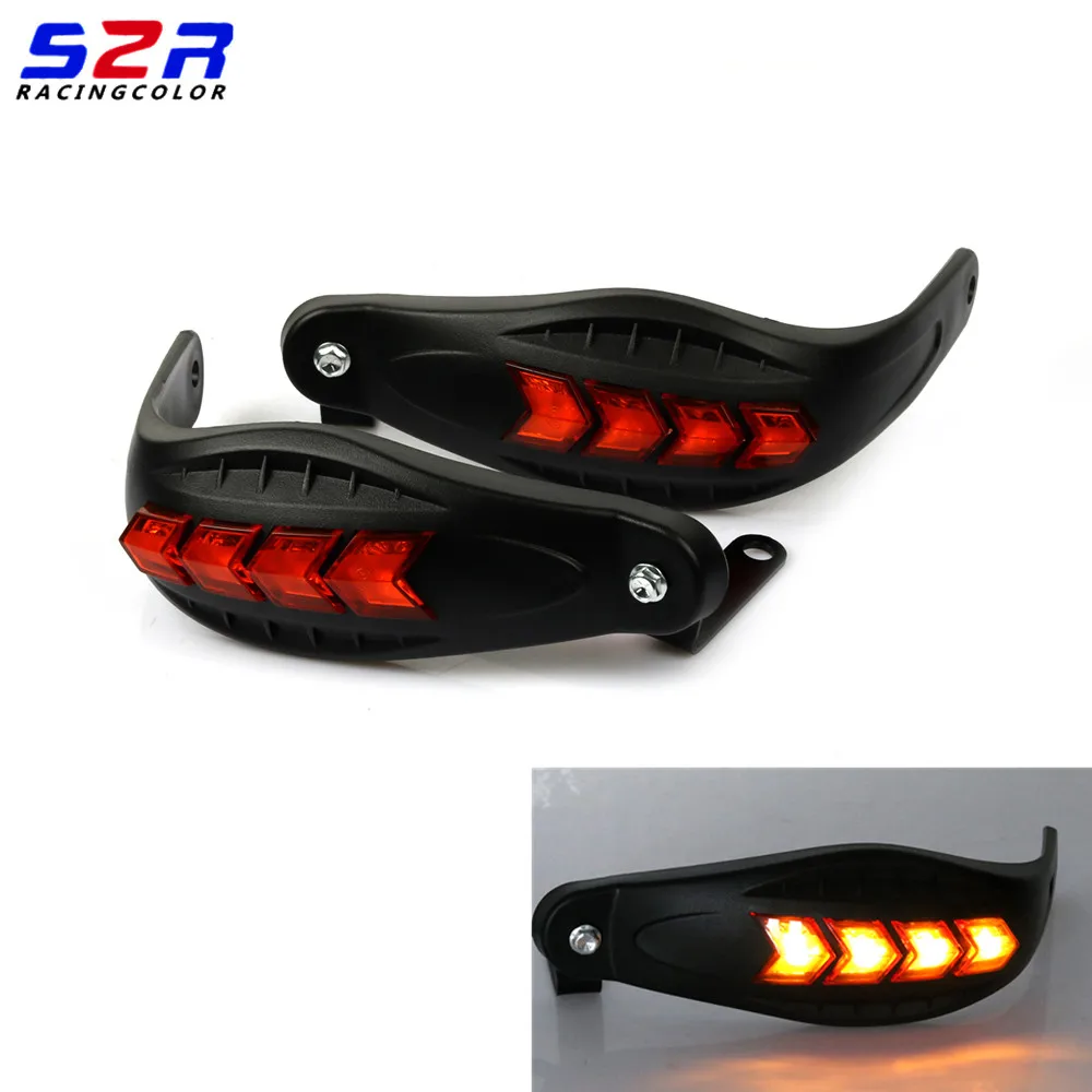 

Motorbike Handguards Handlebar With lamp Hand Guards Motorcycle Motocross Dirt Pit Bike Off Road For KTM CRF YZF KXF RMZ ATV EXC