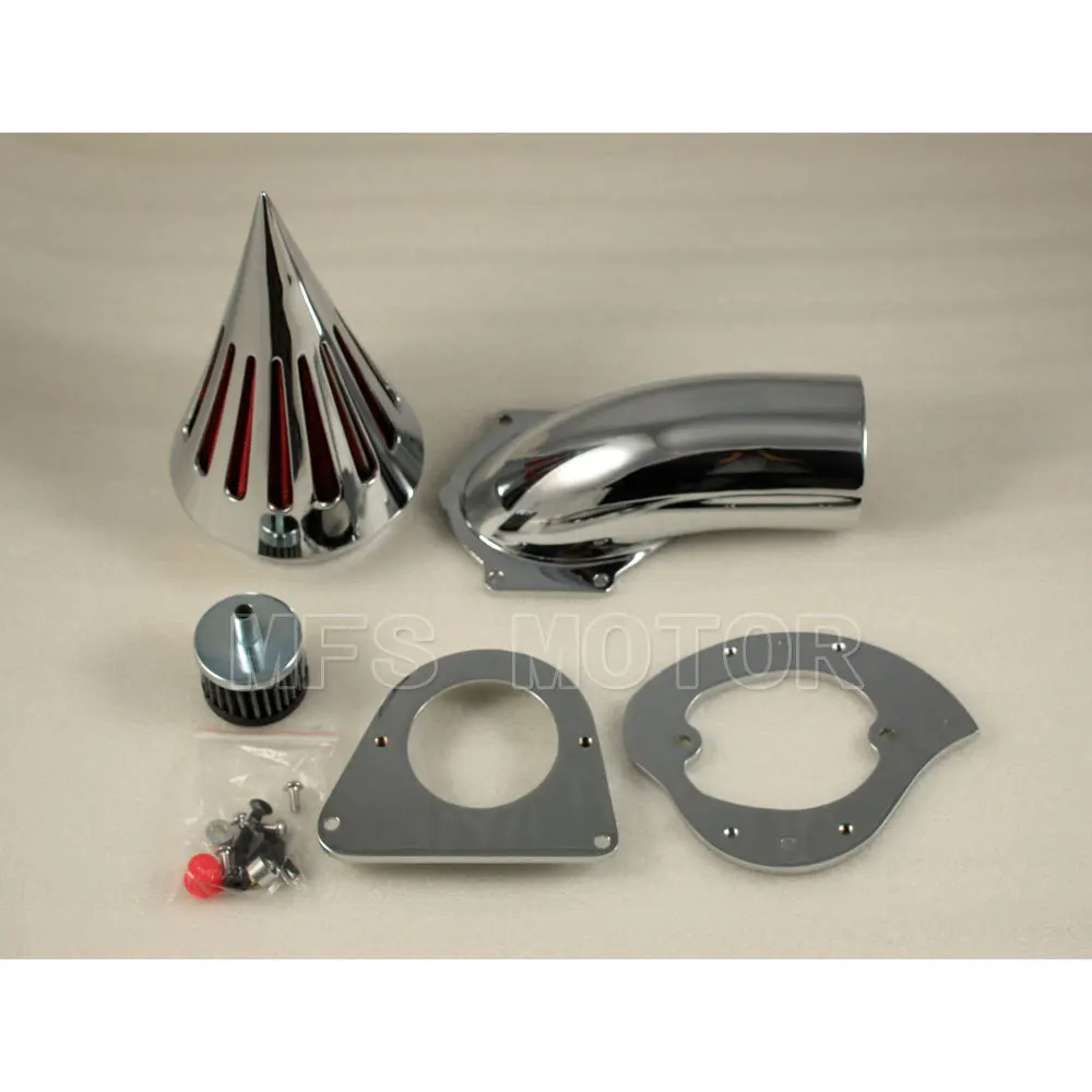 

Motorcycle Part NEW Spike Air Cleaner Intake Filter Kit For Kawasaki Vulcan 800 Chrome