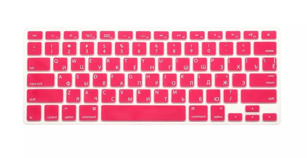 Силиконовый чехол для клавиатуры силиконовая клавиатура США Apple Macbook Air Pro Retina 13 15