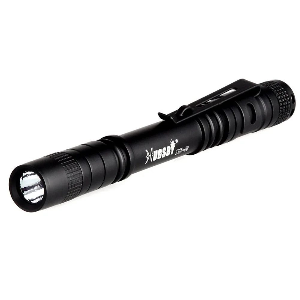 

HUGSBY R3 120Lm 3-Mode LED Flashlight Lamp Clip Mini Penlight Outdoor Torch