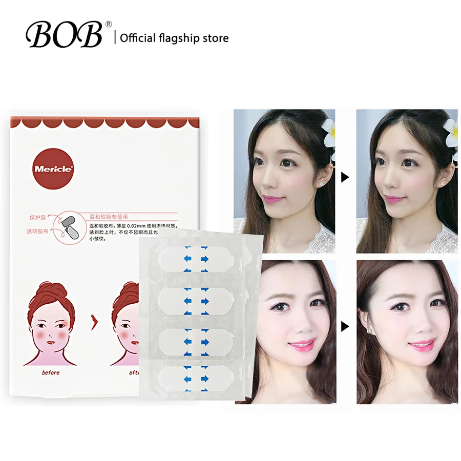 

BOB Brand Invisible Thin Face Stickers Face Facial Line Wrinkle Thin Artifact Invisible Medical Tape Lift Up Fast Chin Adhesive