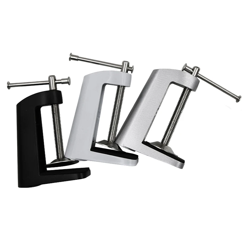

Stainless Steel Hose Fixed Base Clamp Holder for Swing Arm Desk Table Lamp LKS99