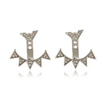 AOMU-Brinco-Simple-Golden-Geometric-Triangle-Crystal-Stud-Earrings-for-Women-fashion-Jewelry-Double-Sided-Ear_