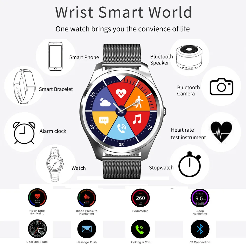 

2019 Popular Fitness Heart Rate Activity Step Counter Sleep Voice Assistant Smart Watch Pedometer For Kids Women Men