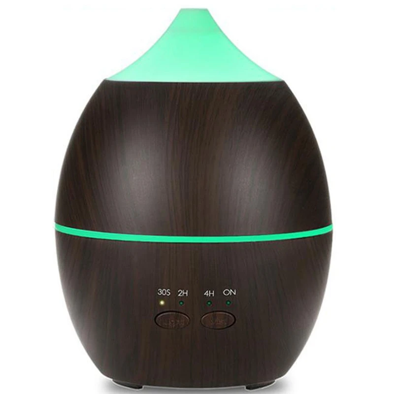 

300Ml Aroma Air Diffuser Wood Ultrasonic Air Humidifier Essential Oil Aromatherapy Cool Mist Maker For Home Au Plug