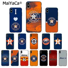 MaiYaCa Хьюстон Астрос ТПУ Мягкие аксессуары для телефонов чехол для телефона для Apple iPhone 8 7 6 6S Plus X XS MAX 5 5S SE XR чехол