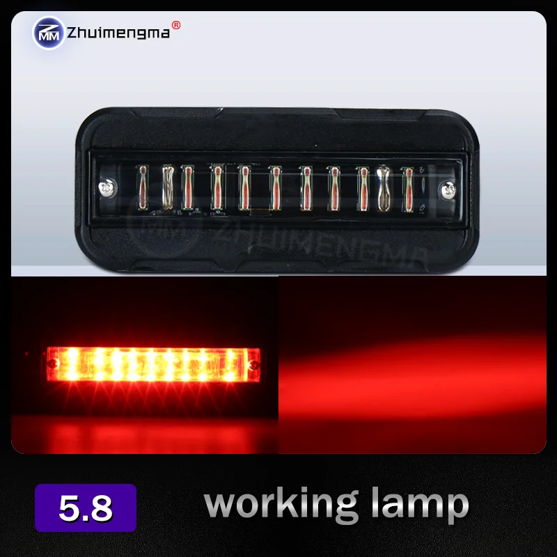 5.8inch Led Forklift Safety Light 12W led work Light bar Warehouse Fork