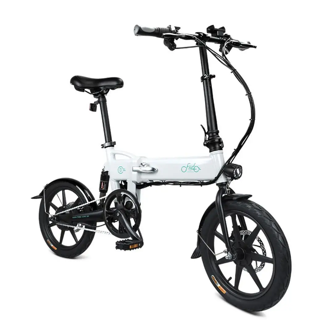 Discount Aluminum Alloy Folding Electric Bicycle With Pedals Tire Hub Motor EU Casual, Travel, Outdoor, etc Plug D2 1