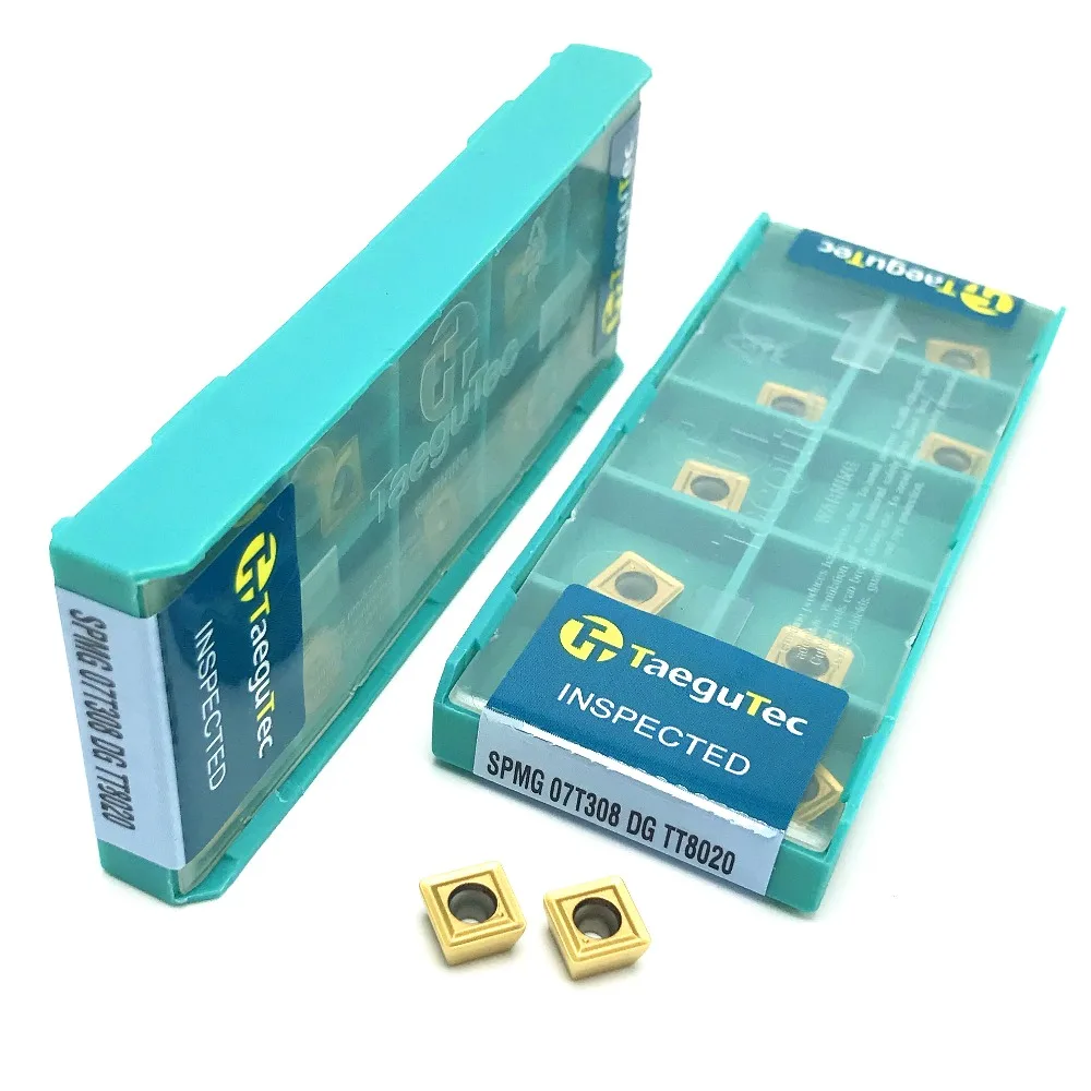 

High quality 10pcs SPMG07T308 DG TT8020 External Turning Tools Carbide insert Lathe cutter Tool Tokarnyy turning insert