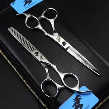 

6-inch hair salon haircut hairdressing handle scissors and pet scissors Hair tools Household pet hair trimming tools