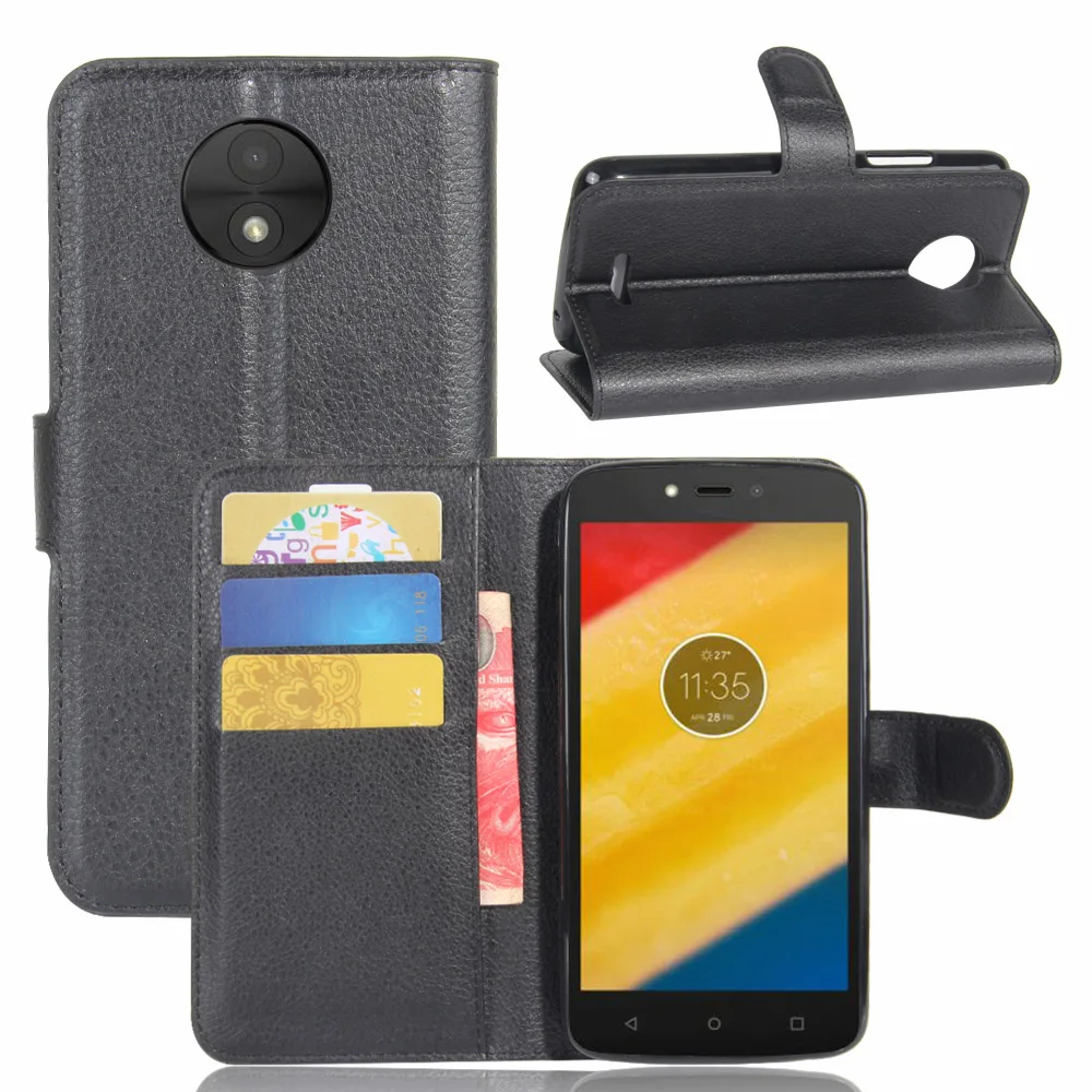 

Luxury PU Leather case for Motorola Moto C Plus Case Wallet With Card Holder Stand case Vintage Cover Case For Moto C Plus case