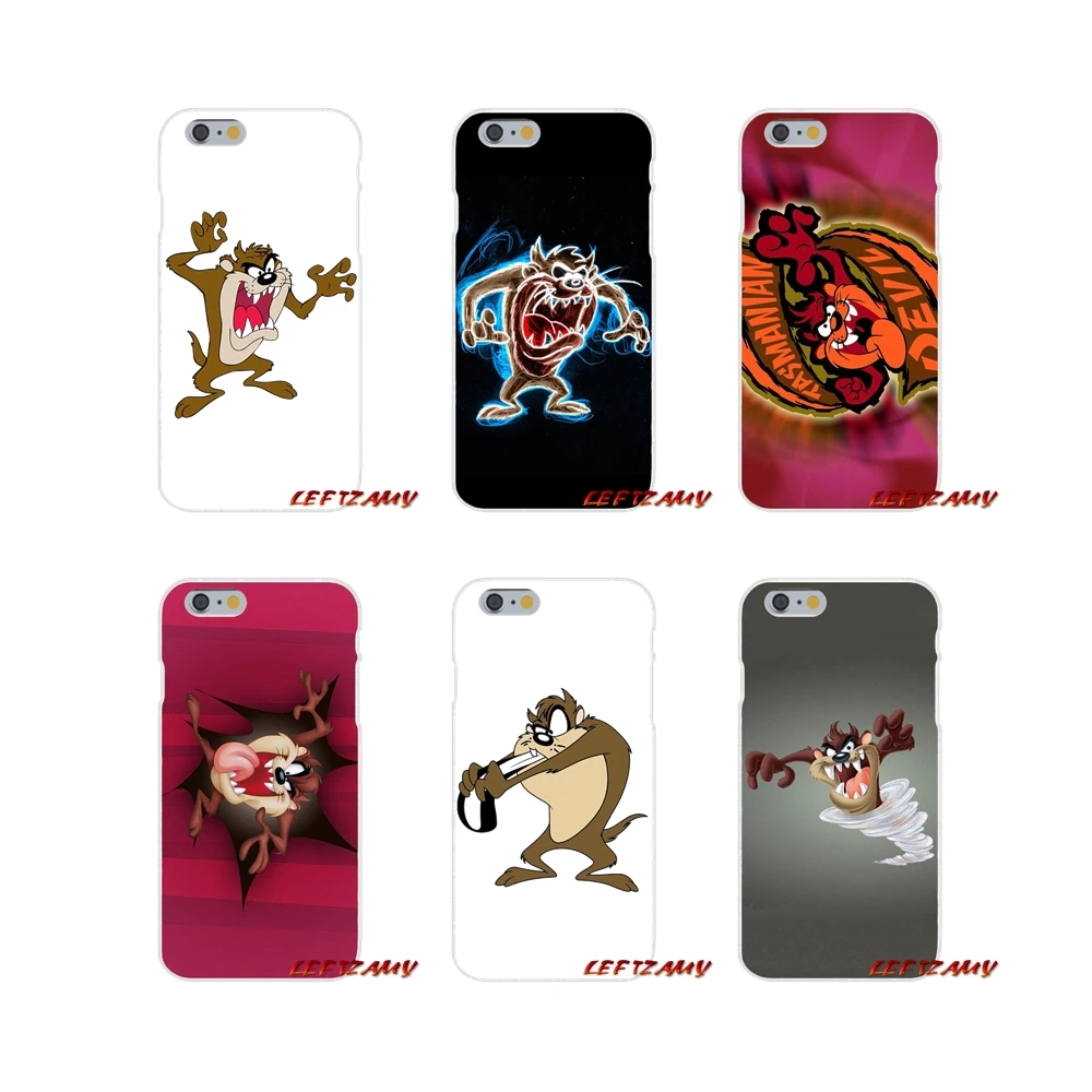Для iPhone X XR XS MAX 4 4S 5 5S 5C SE 6 S 7 8 Plus ipod touch мягкий прозрачный чехол Looney Tunes Tasmanian Devil Taz |
