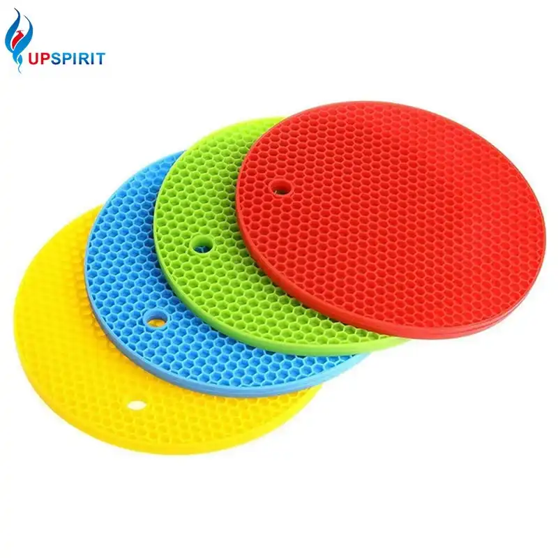 1PC Durable Silicone Pad Coasters Heat Insulation Bowl Saucepan Mat Kitchen Tool