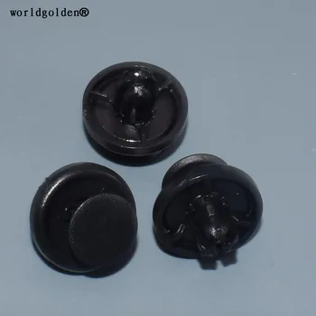 

worldgolden 100pcs plastic clip Push-Type Retainer for GM#88970767 Toyota#90467-10183(9046710183) Subaru#909130043
