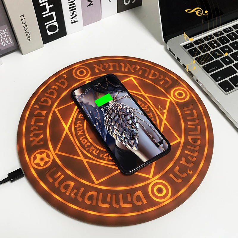 5 Вт универсальное беспроводное зарядное устройство Magic Circle для iPhone Samsung Xiaomi Redmi