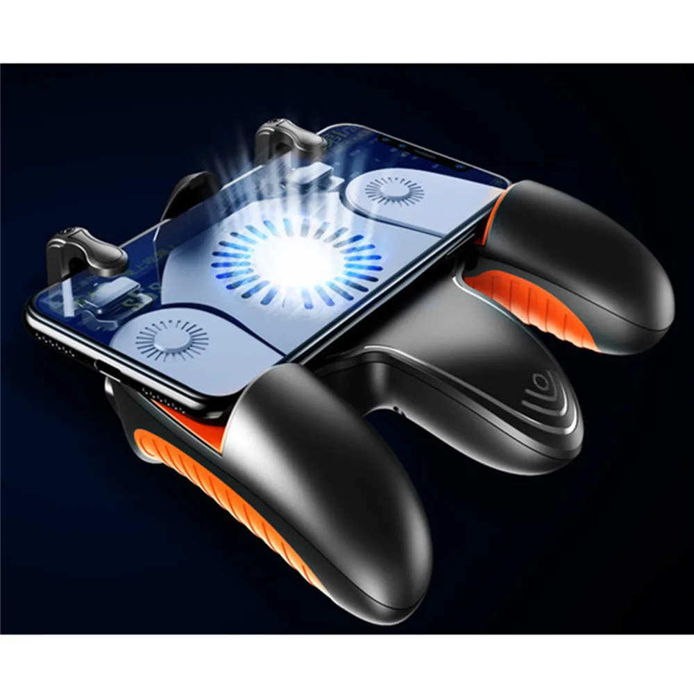 

PUBG Mobile Controller Gamepad Cooling Fan Cooler for iOS Android Joystick Running Fire Button PUBG Peripheral 16 Rounds/Second