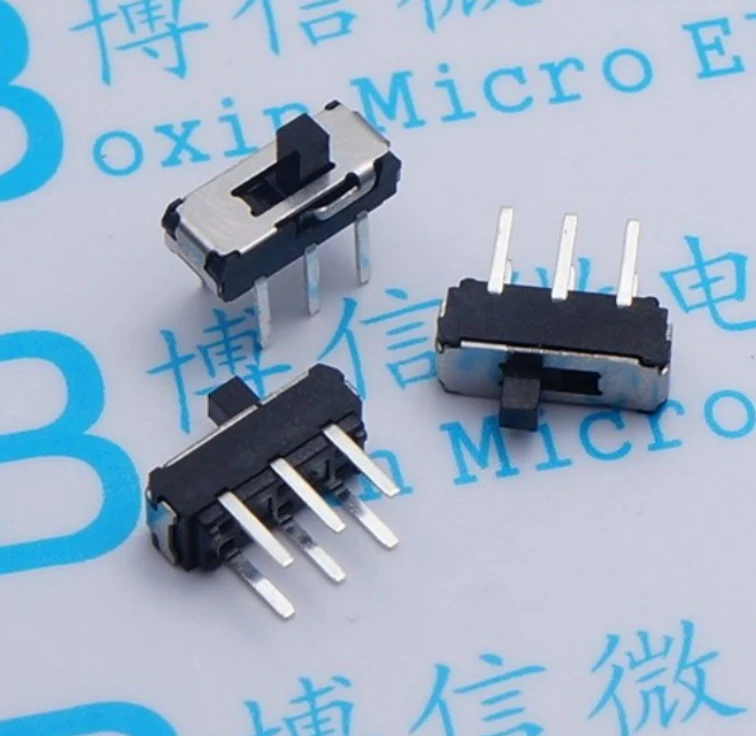 

10pcs MSS-22D18 Toggle switch six feet DIP6 MSS22D18 6Pin Handle 2MM 6 foot 2 file to pull switch sliding power supply
