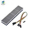Module de matrice de points MAX7219 pour microcontrôleur Arduino, affichage 4 en 1 avec ligne 5P rouge vert bleu ► Photo 3/6