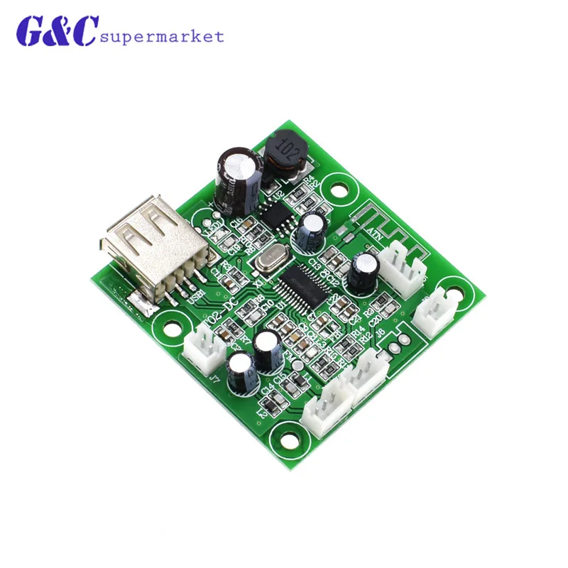 

MP3 Decoder Board Bluetooth 4.0 Audio Receiver Module Circuit Board Stereo Integrated Circuits