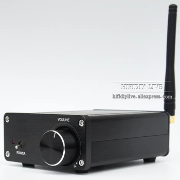 

HIFIDIY LIVE 2.0 Audio mini TDA7498 digital power amplifier 100W*2 ISSC bluetooth version D2.0B