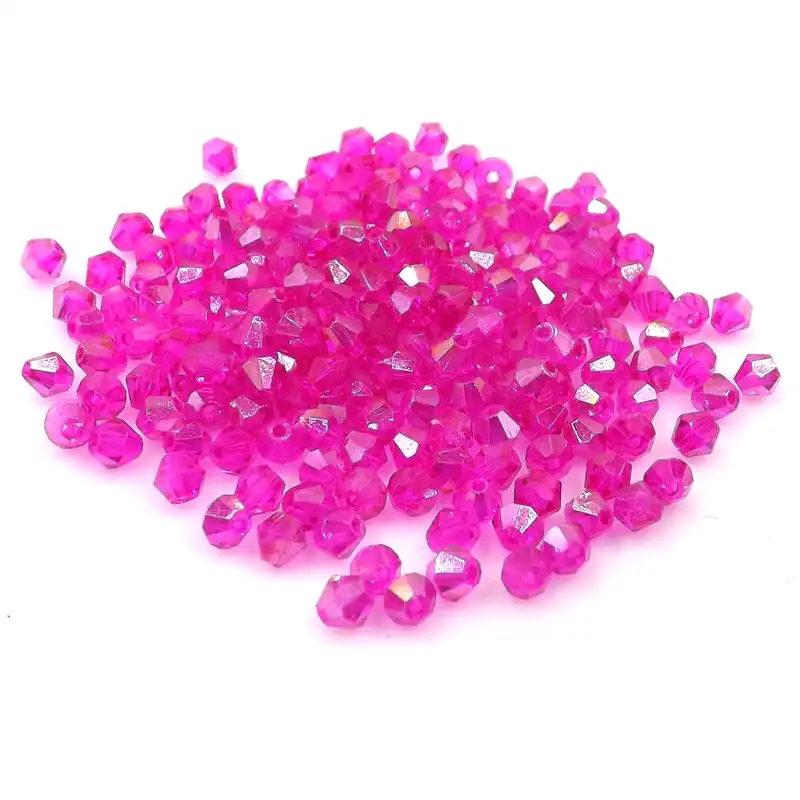 Wholesale 1000pcs 3mm Small Bicone Faceted Crystal Glass Loose Spacer Beads lot