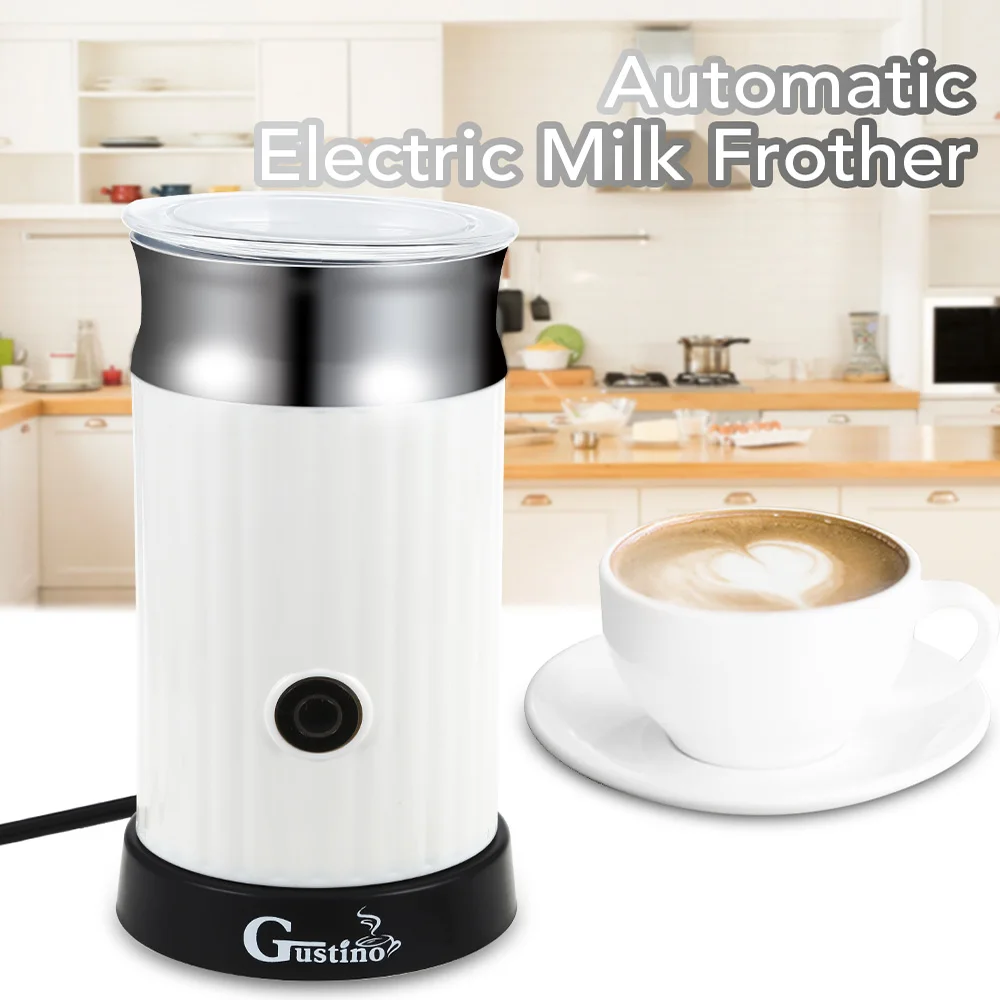 Gustino, электрическая Кофеварка, бытовой эспрессо, автоматический вспениватель молока, Кофеварка капучино для домашнего подогрева молока, холодной пены