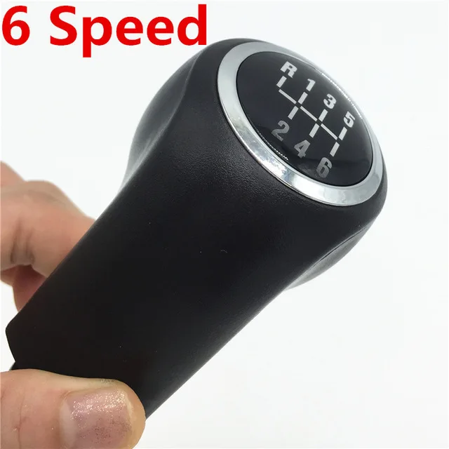 Gear Knob 6 Speed Для Защитные чехлы для сидений, сшитые специально для OPEL ASTRA III H 1,6 VAUXHALL 2004 2005 2006 2007 2008 2009 2010 автомобильный Стайлинг 5/6 Скорость Шестерни рукоятка рычага переключения передач, обувь для езды - Название цвета: Gear Knob 6 Speed