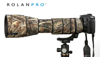 

ROLANPRO Waterprof Lens Coat for Tamron SP 150-600mm F/5-6.3 Di VC USD G2 A022 Protective Case Guns Camouflage Protection Sleeve