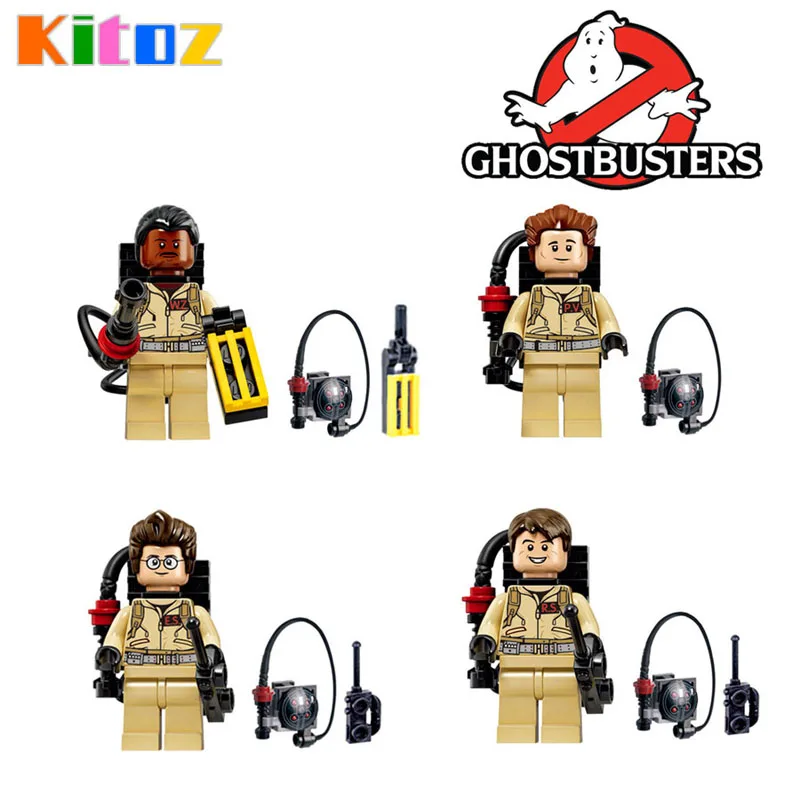 

Kitoz GhostBuster Raymond Stantz Peter Venkman Action Figure Building Block Toys Model Bricks Compatible with lego for kids
