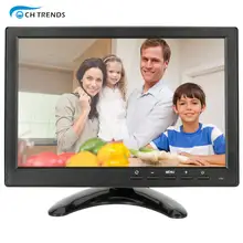10,1 ''HD 1280*800 светодиодный IPS Display HDMI 1080 P/1080i VGA 1280*800 видео вход встроенный динамик U диск для системы видеонаблюдения