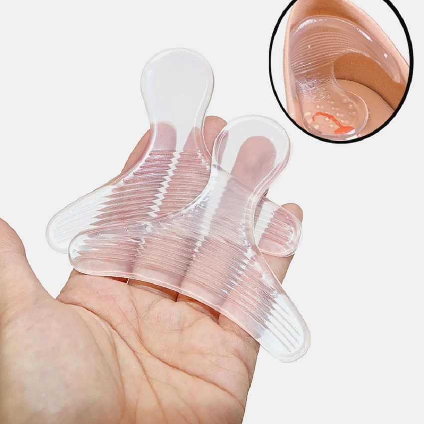 

1 Pair Invisible Silica Gel Inserts Women Insole Transparent Slip-Resistant Foot Shoes Stickers For High Heel Shoe