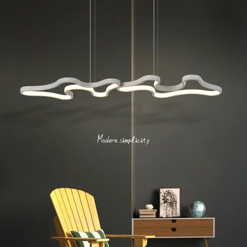

Creative Modern Led Hanging Pendant Lights For Shop Bar Dining Kitchen Room AC85-265V Acrylic Led Pendent Lamp Free Shipping