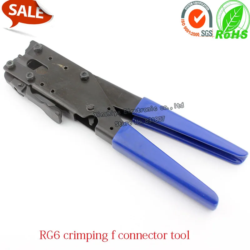 

High Quality RG6 f connector crimping cone tool RG6 coaxial cable f type connector crimping tool for RG6 cone-shape Crimp f plug