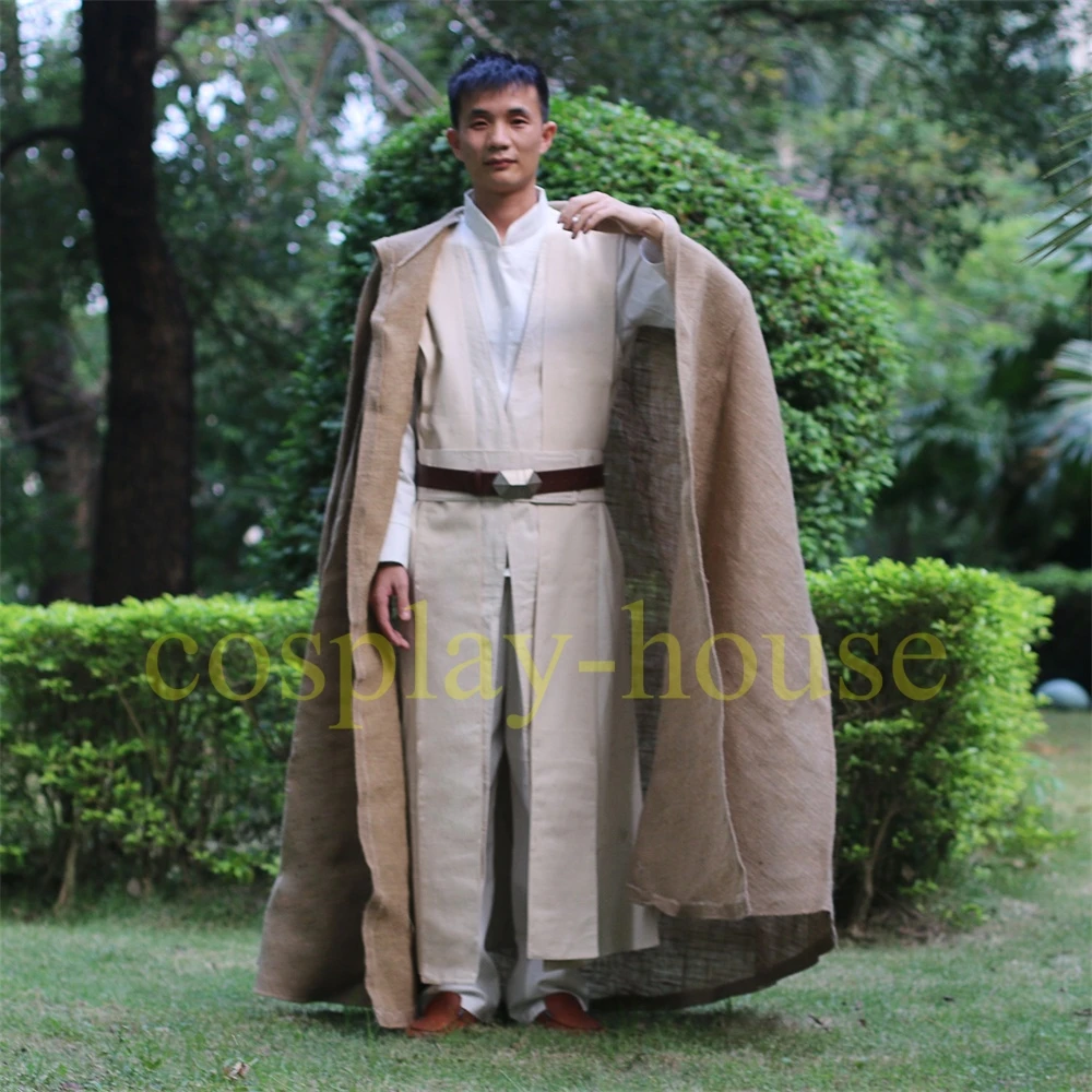 Cosplay Star Wars The Last Jedi Luke Skywalker Costume Star Wars Costume Jedi Costume Halloween Full Set Cos (3)
