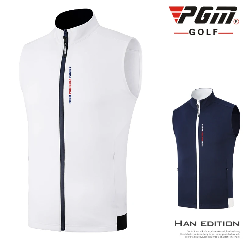 

Pgm Men Windbreaker Vest Clothes Outdoor Sports Golf/Tennis Sleeveless Jackets Men'S Fall Winter Windproof Jacket D0576