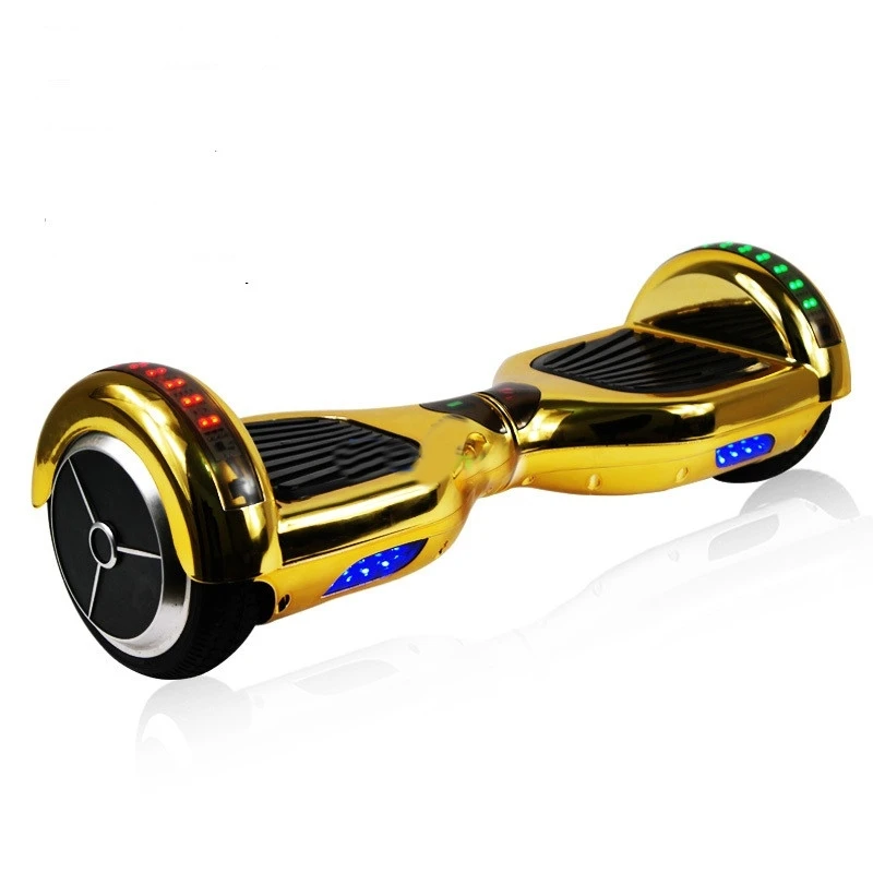 No Tax Chrome Hoverboard 6.5 Inch Self Balance Scooter Bluetooth Electric Scooters LED Light 2 Wheels Skateboard with Carry Bag (12)