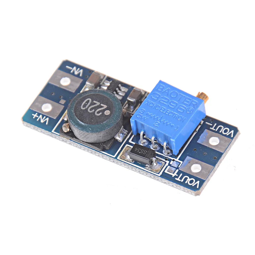 

DC DC Step Up Converter Boost 2A Power Supply Module IN 2V- 24V To OUT 5V-28V Adjustable Regulator Board