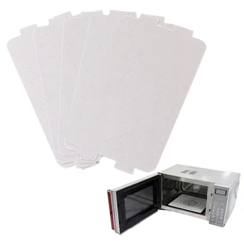

5Pcs Microwave Oven Mica Plate Sheet Thick Replacement Part 107x64mm For Midea