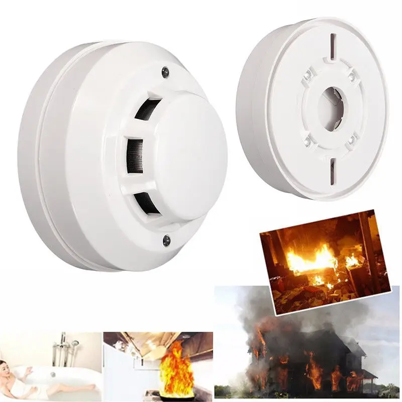 2 Wire DC24V Photoelectric Smoke Detector For Fire Alarm System 4