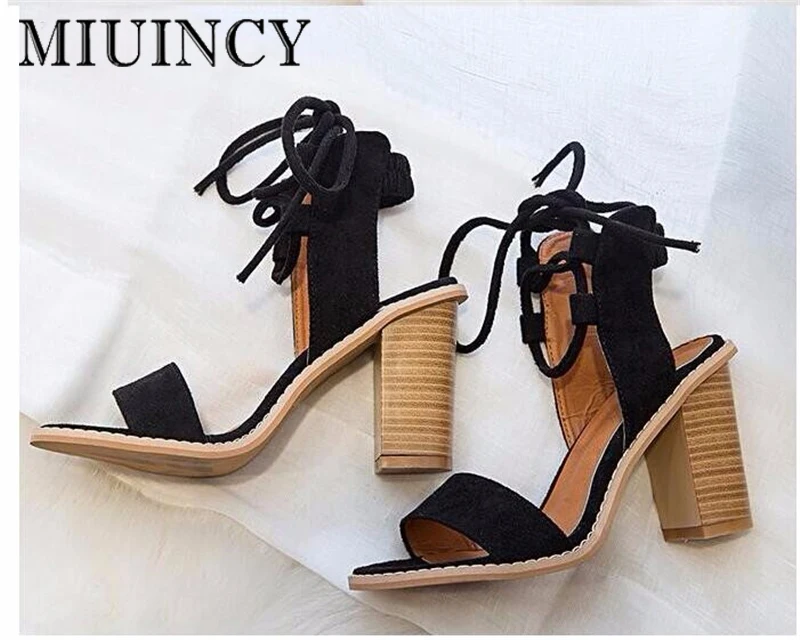 

2017 sexy fashion trend ladies shoes open toes lace high heels sandals women sandals shoes thick women's shoes high heels