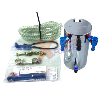 

Xpower - Universal Engine Oil Catch Can Tank Filter Reservoir GC8 WRX EVO NEW 9mm