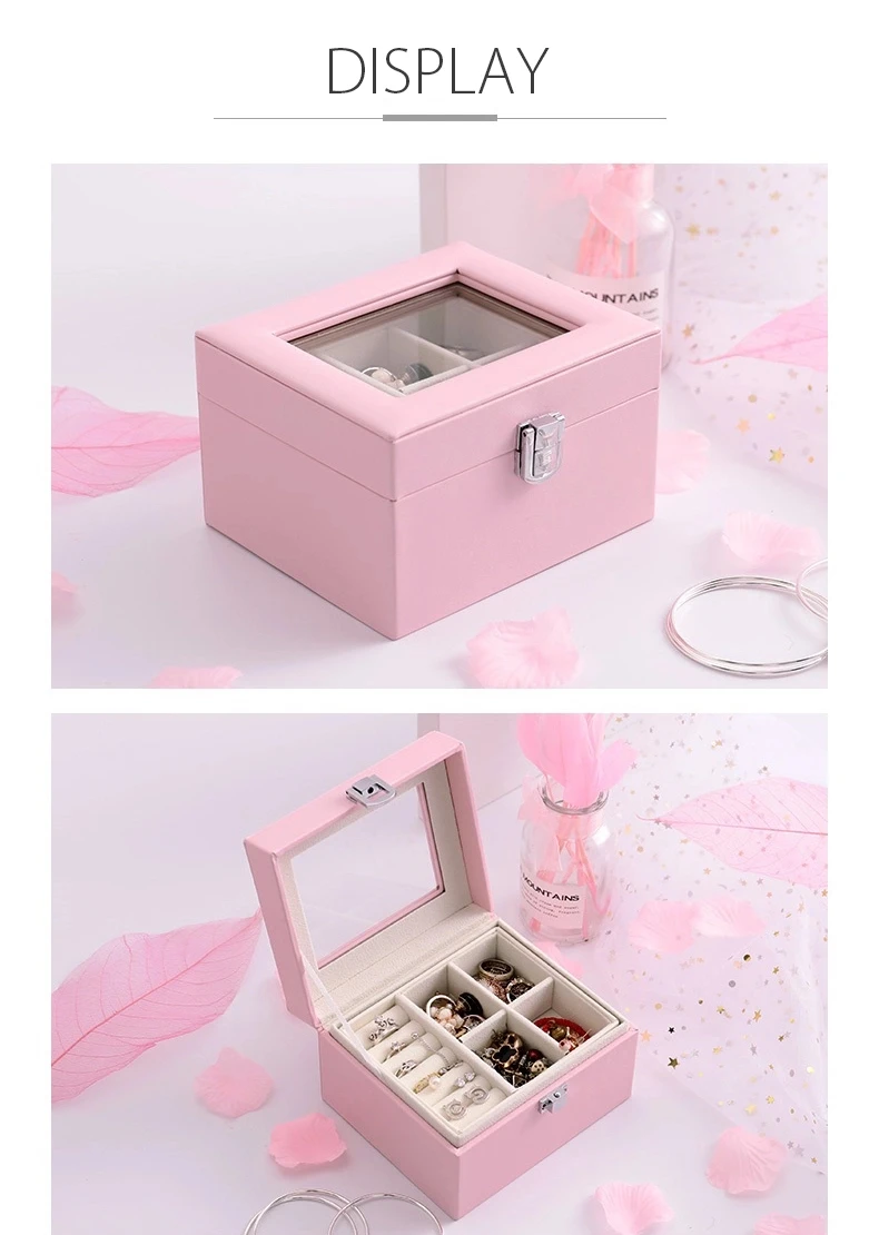 Jewelry Display Velvet Gray Carrying Case (8)