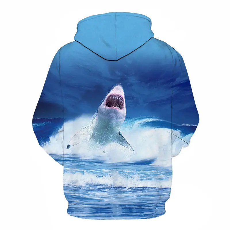 2019 تصفح القرش 3D طباعة هوديس الرجال النساء البلوز مقنعين رياضية بلوزة كاجوال هودي الشارع الشهير ZOOTOP الدب دروبشيب