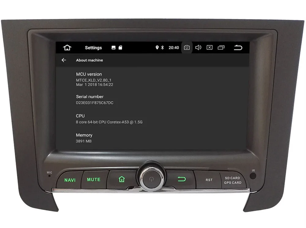 Clearance KLYDE 7" 4G WIFI Octa Core Android 8.0 4GB RAM 32GB ROM BT FM Car DVD Multimedia Player Radio GPS For SsangYong Rexton 2012-2016 5
