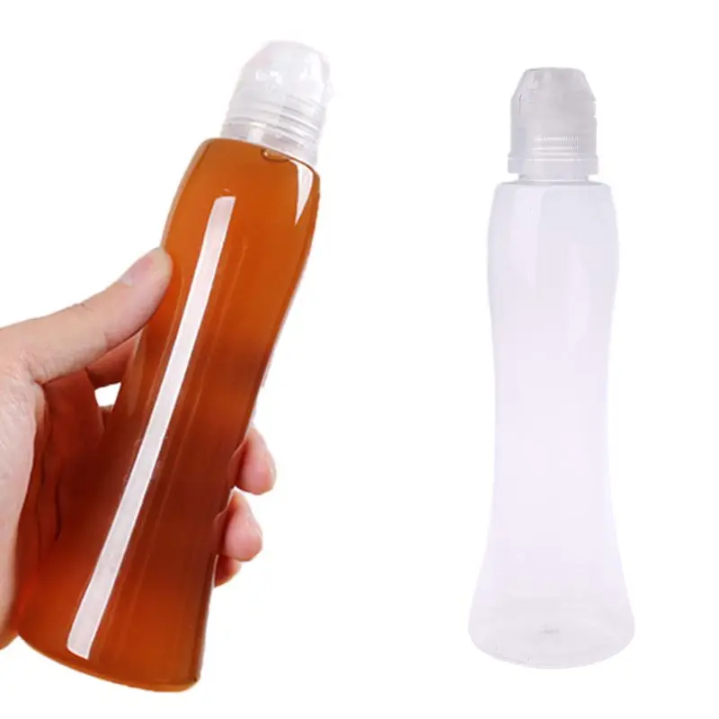 

Kitchen 380g Empty Plastic Squeeze Bottle Condiment Dispenser Reusable Container For Portable Travel Salad Sauce Ketchup Honey