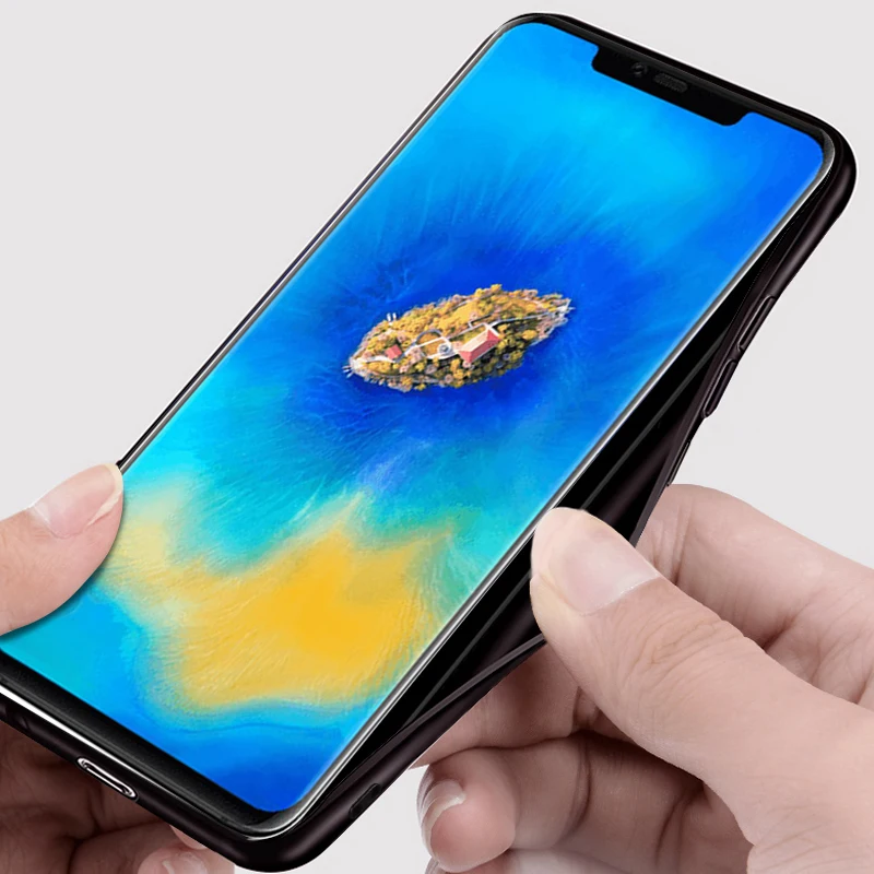 Чехол для huawei mate 20 pro, чехол MOFI mate 20, тканевый чехол на заднюю панель, чехол для huawei mate 20 pro, мягкий край, полное покрытие, 20 X Матовый чехол