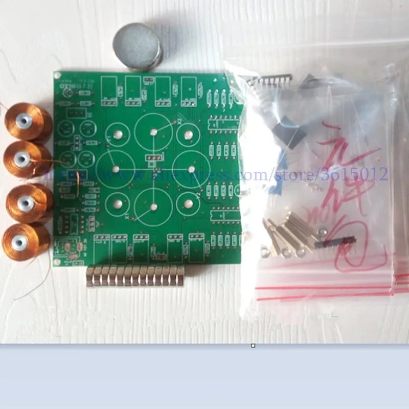 

2019 NEW version! square Brand New Sealed DIY push type magnetic levitation Kit (parts) of analog circuit intelligent