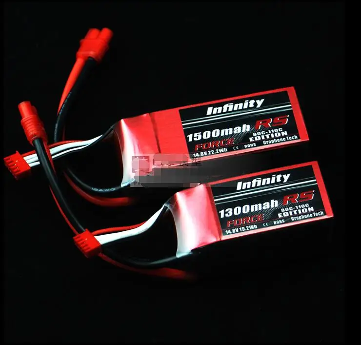 Infinity перезаряжаемая Lipo батарея 4S 14 8 V 1500mah 110C гоночная Спецификация для